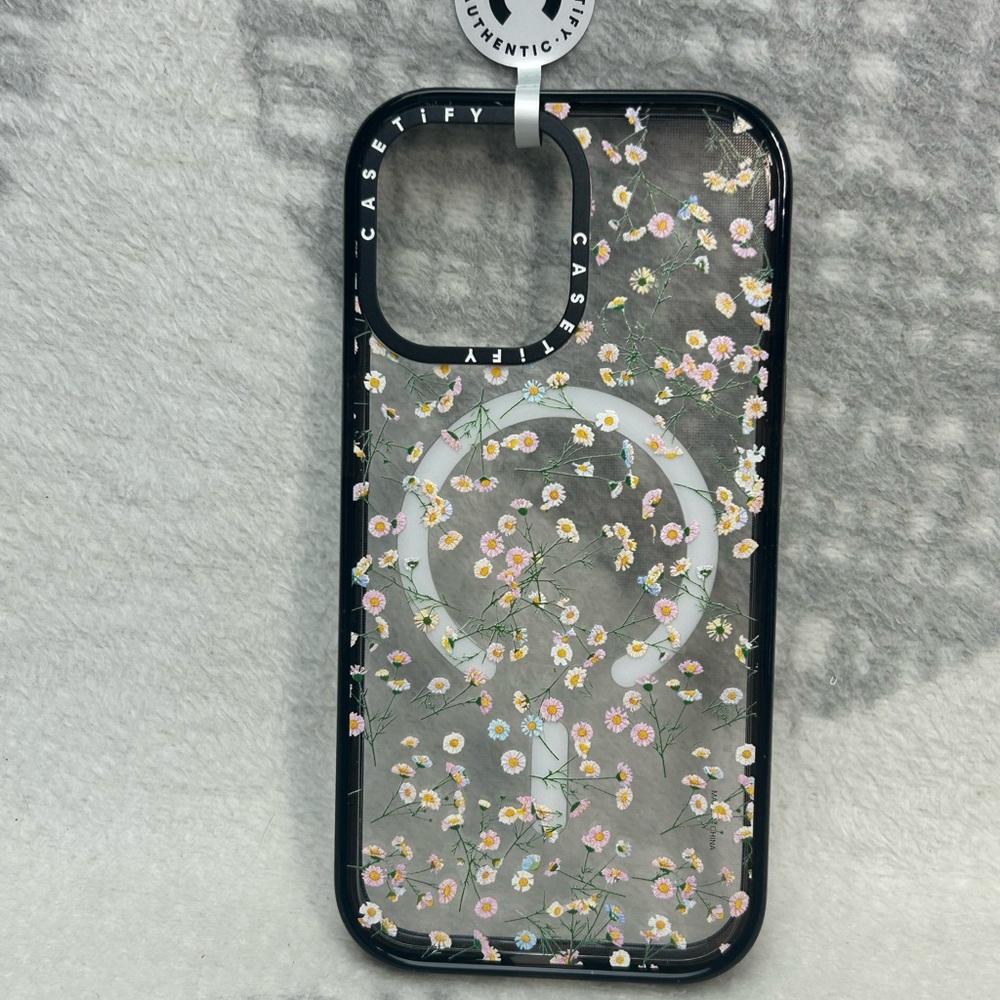 CASETIFY “Pressed flowers Dainty” impact case MagSafe compatible iPhone 17